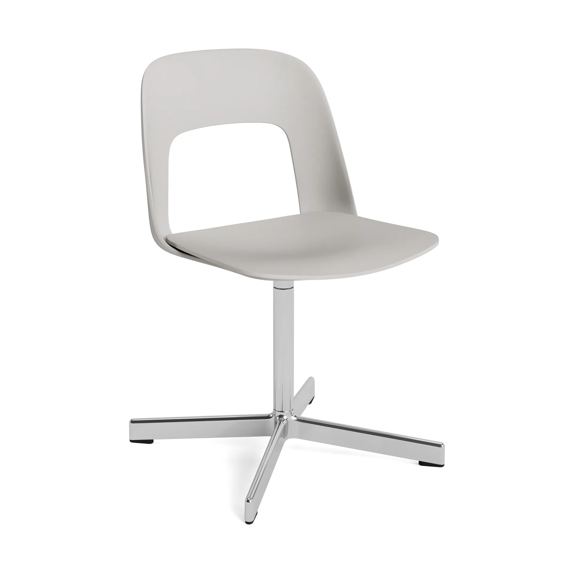 Silla Layout Chair 131, Sky grey-aluminio pulido HAY