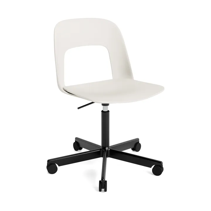 Silla Layout Chair 141 - Cream white-black - HAY