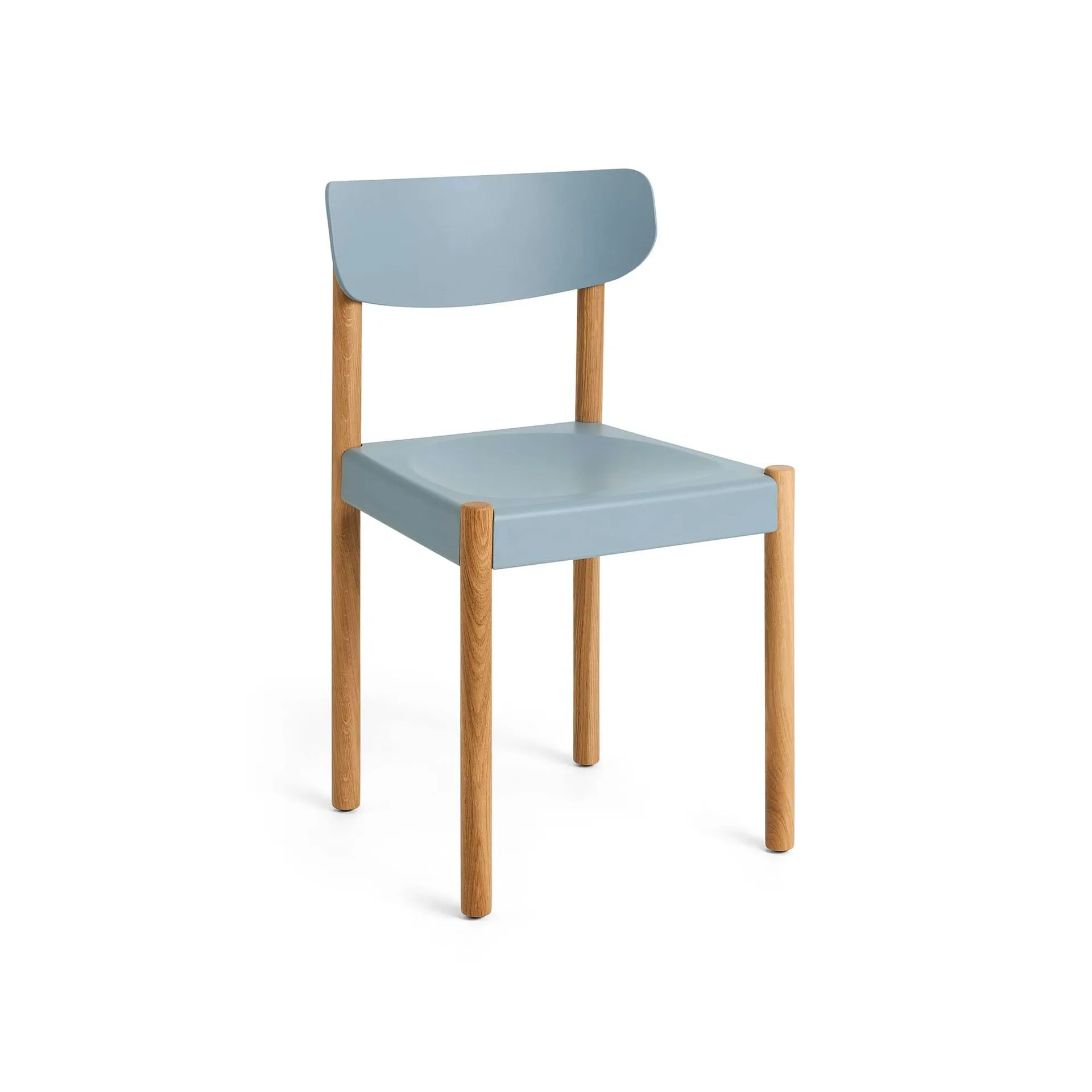 Silla Pack Chair 10, Roble aceitado-ash blue HAY