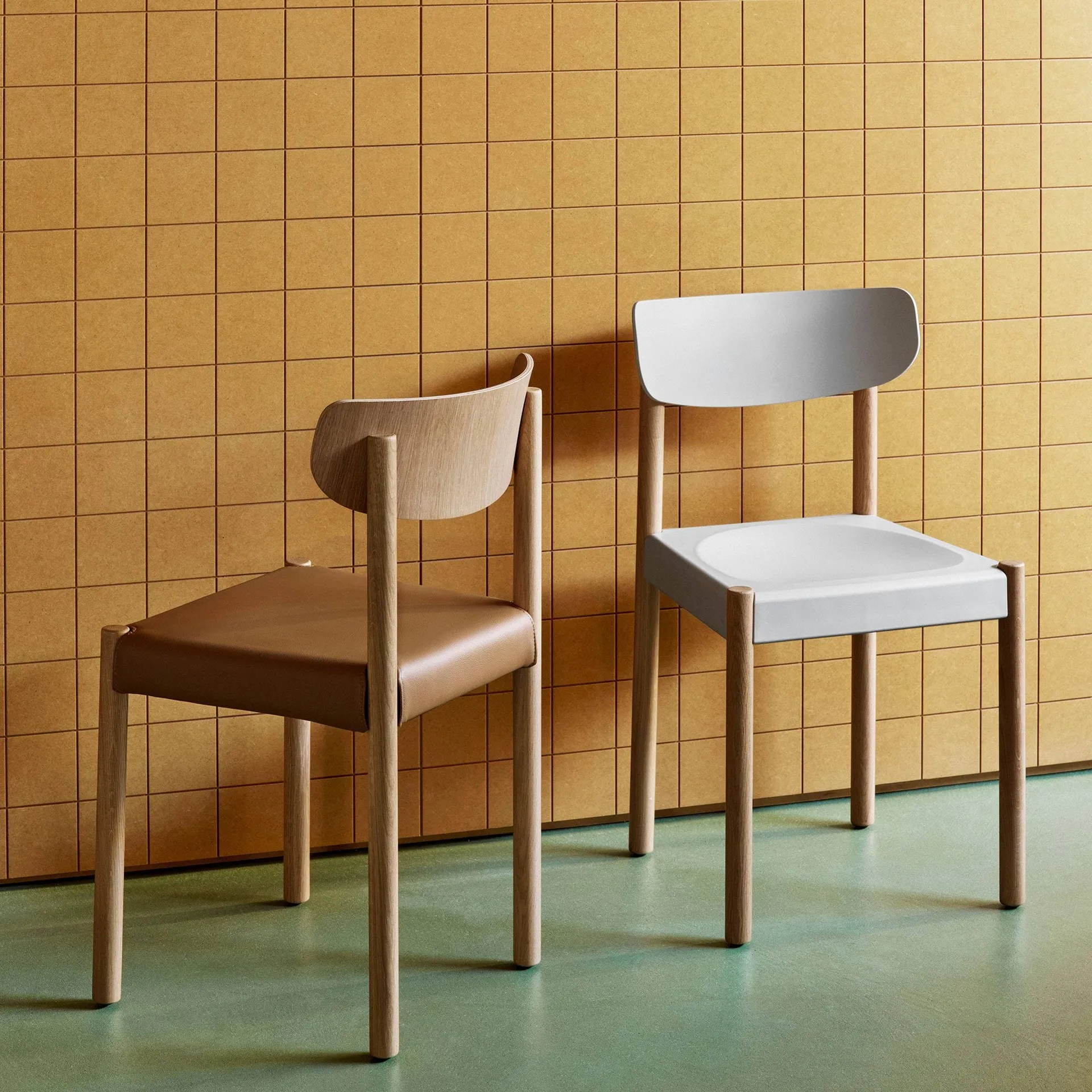 Silla Pack Chair 10, Roble aceitado-chalk grey HAY