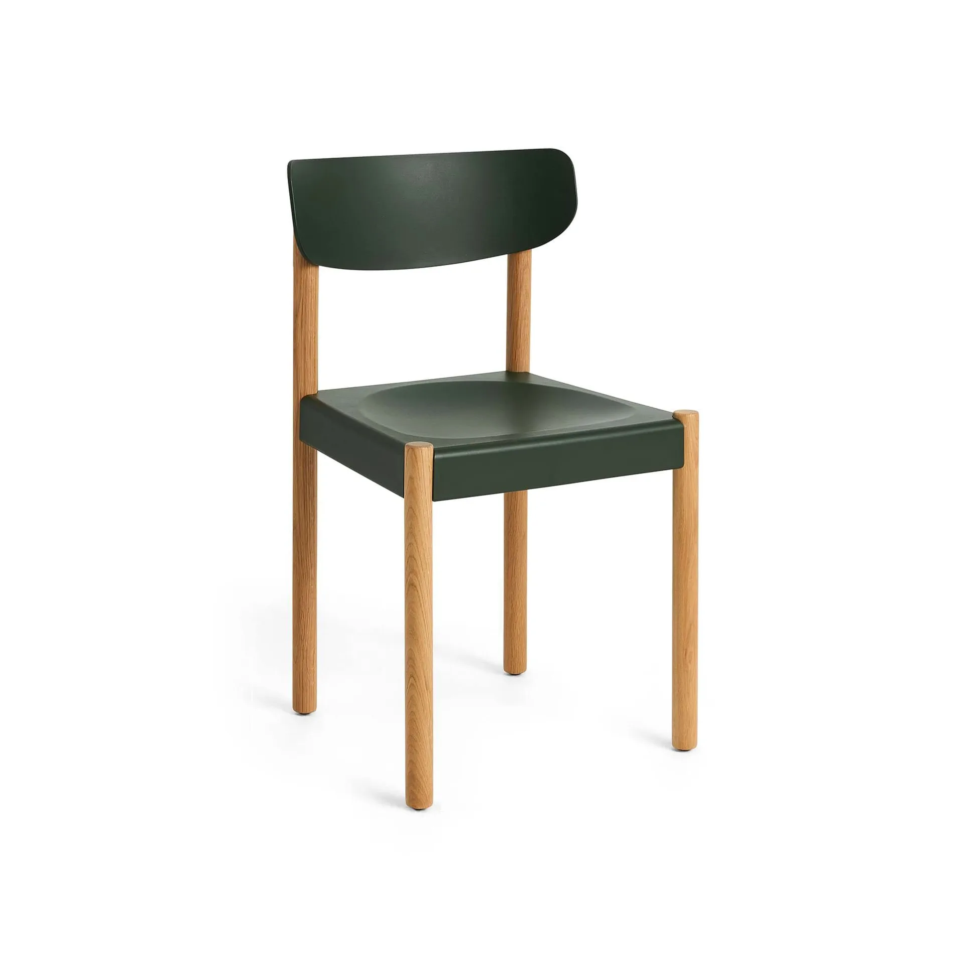 Silla Pack Chair 10, Roble aceitado-palm green HAY