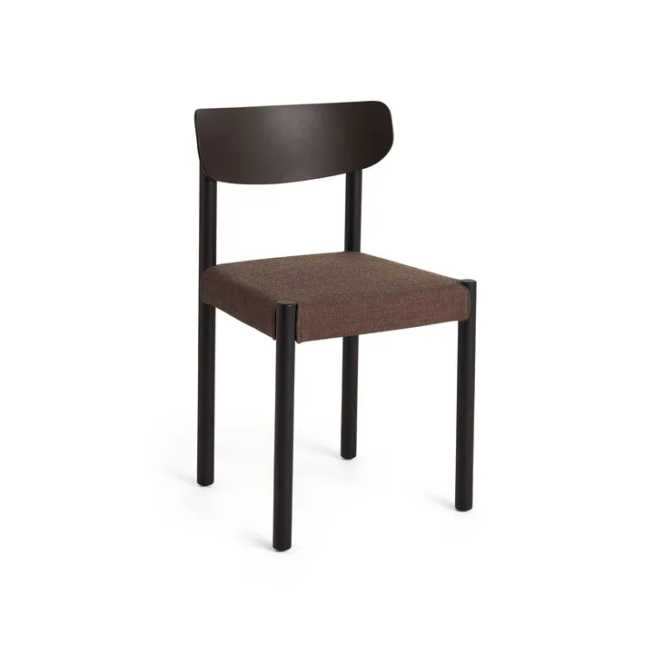 Silla Pack Chair 11 - Iron black roble-graphite brown-Remix 356 - HAY