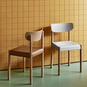 Silla Pack Chair 11 - Iron black roble-graphite brown-Remix 356 - HAY