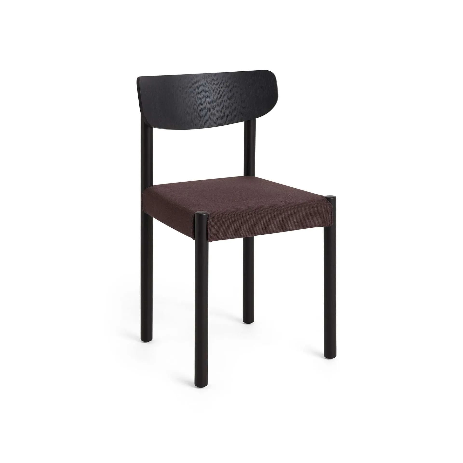 Silla Pack Chair 11, Iron black roble-Steelcut 695 HAY