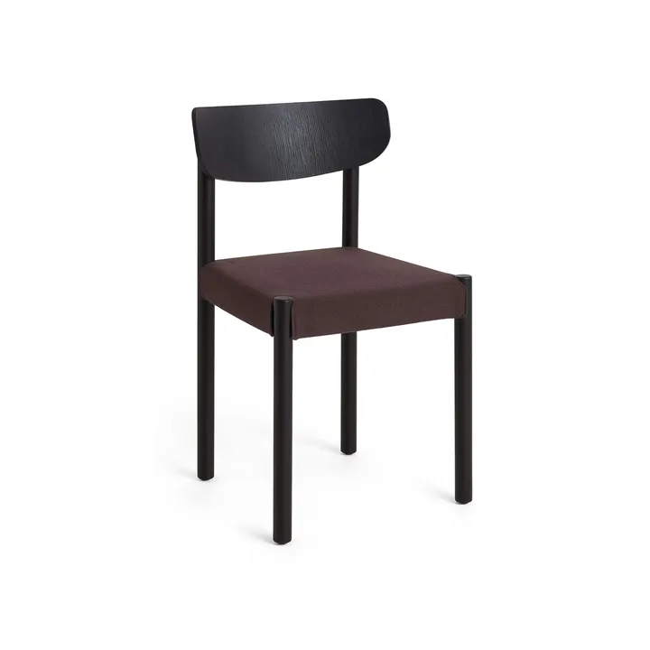 Silla Pack Chair 11 - Iron black roble-Steelcut 695 - HAY