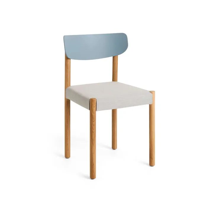 Silla Pack Chair 11 - Roble aceitado-ash blue-Remix 606 - HAY