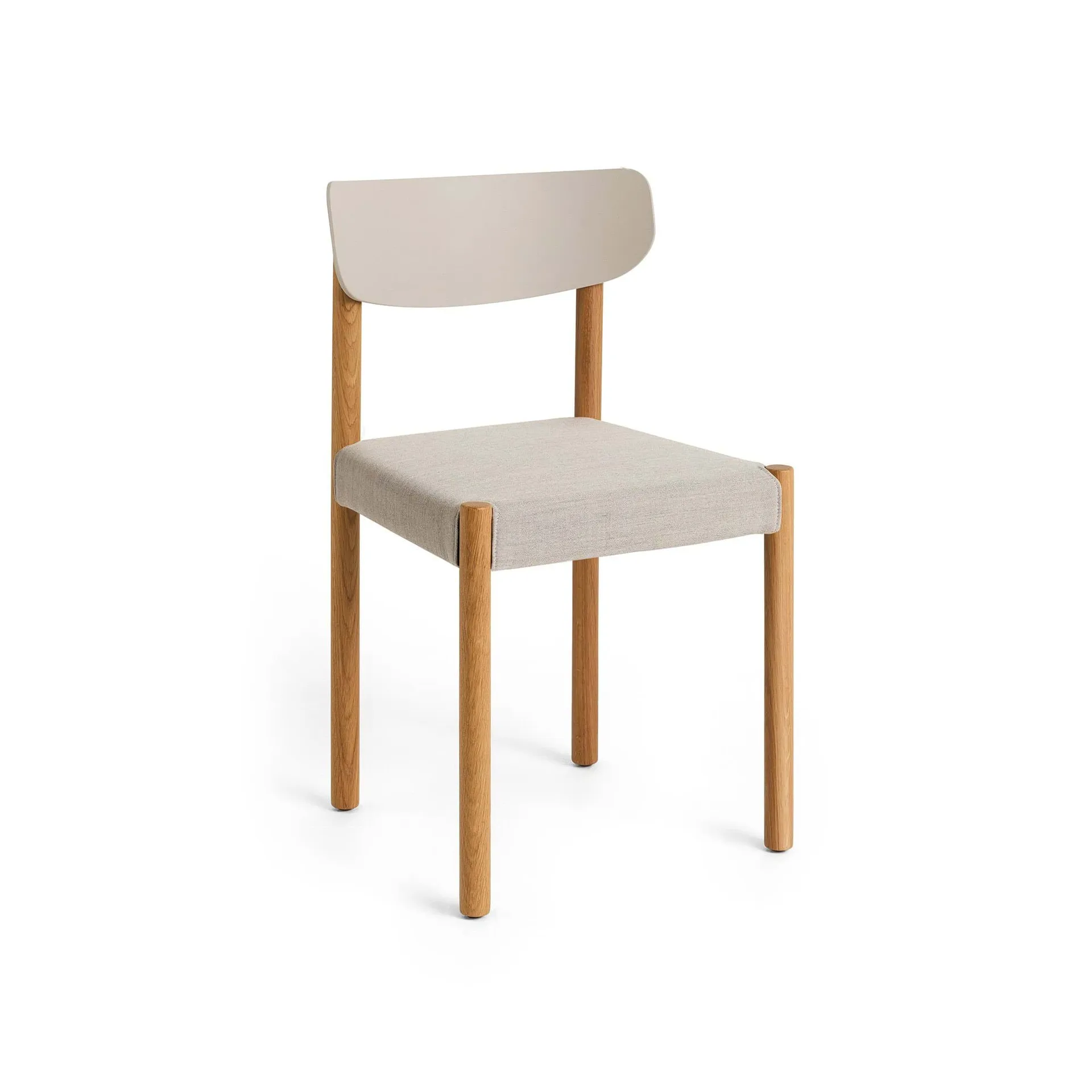 Silla Pack Chair 11, Roble aceitado-chalk grey-Remix 126 HAY
