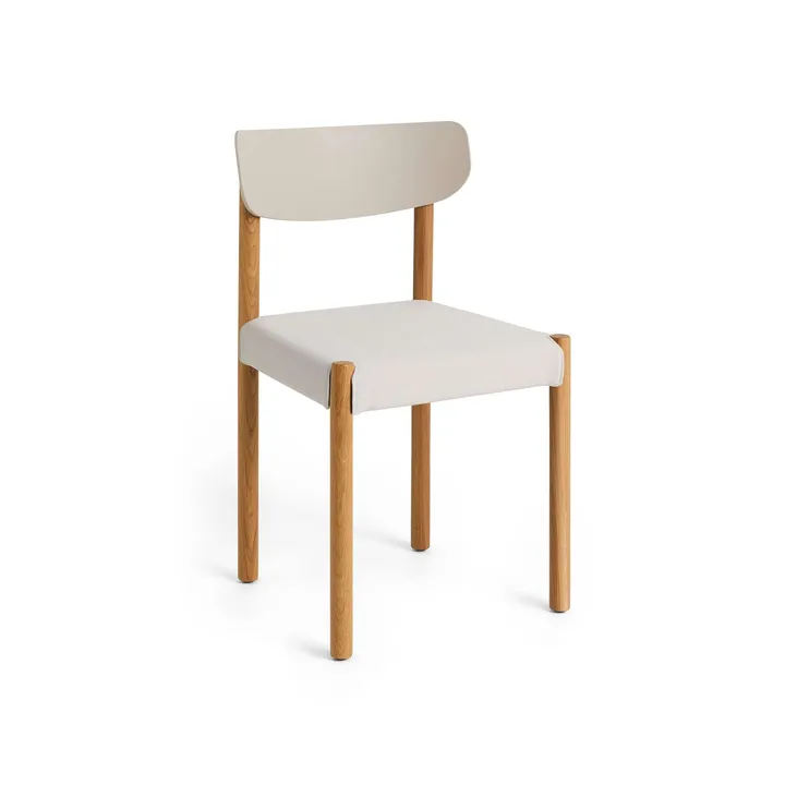 Silla Pack Chair 11 - Roble aceitado-chalk grey-Steelcut 220 - HAY