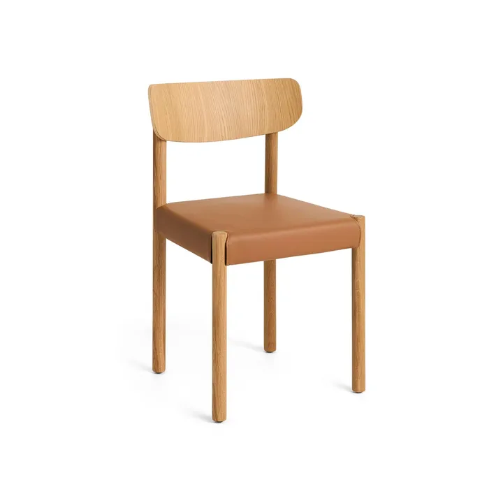 Silla Pack Chair 11 - Roble aceitado-Grano cognac - HAY