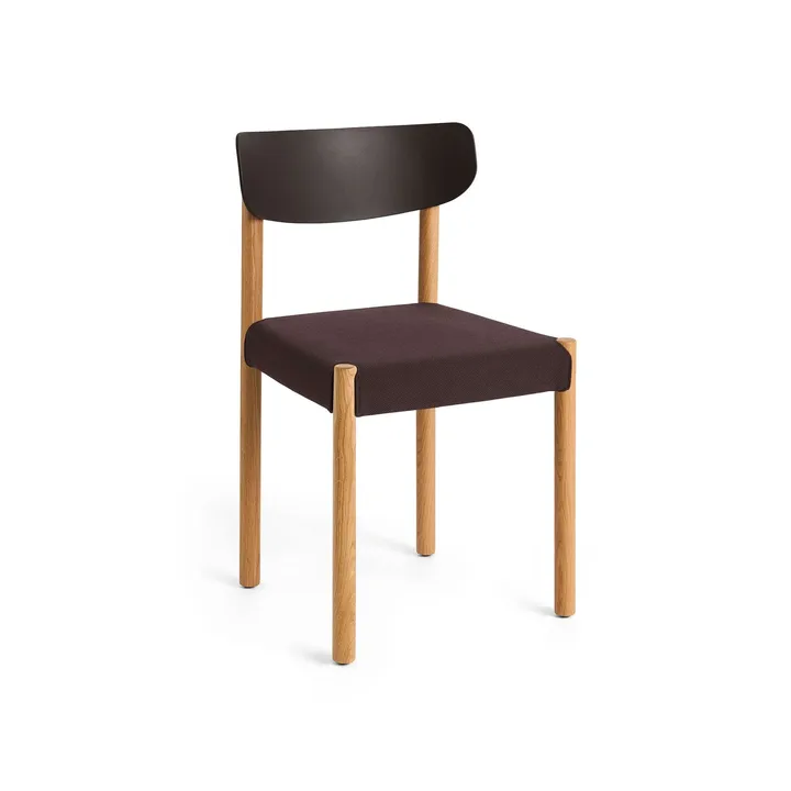 Silla Pack Chair 11 - Roble aceitado-graphite brown-Steelcut 695 - HAY