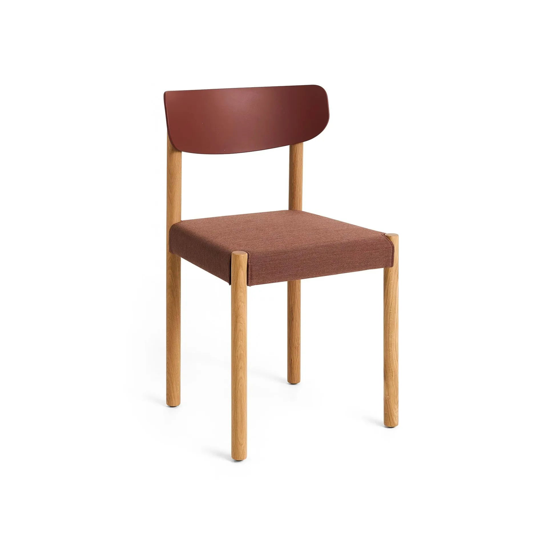 Silla Pack Chair 11, Roble aceitado-hull red-Remix 346 HAY
