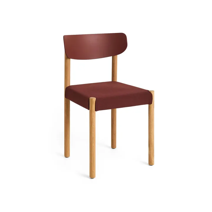 Silla Pack Chair 11 - Roble aceitado-hull red-Steelcut 655 - HAY