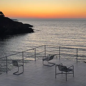 Silla Palissade Cantilever  - Acero galvanizado en caliente - HAY