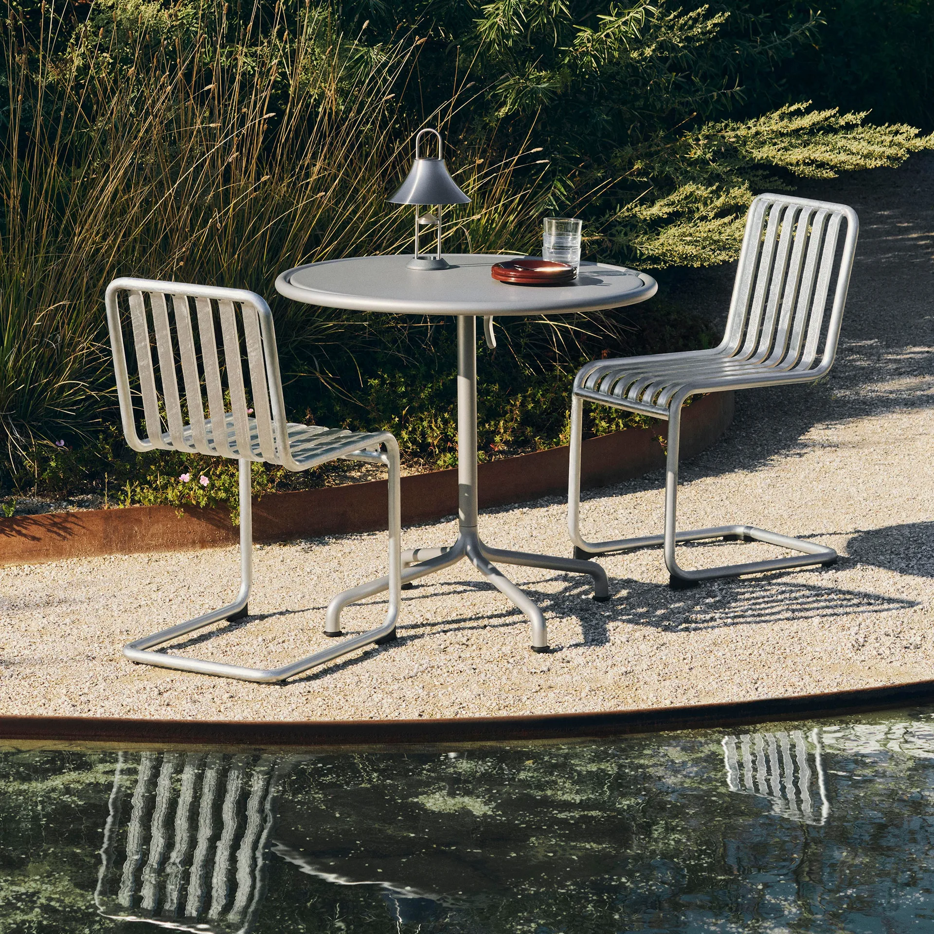 Silla Palissade Cantilever , Sky grey HAY