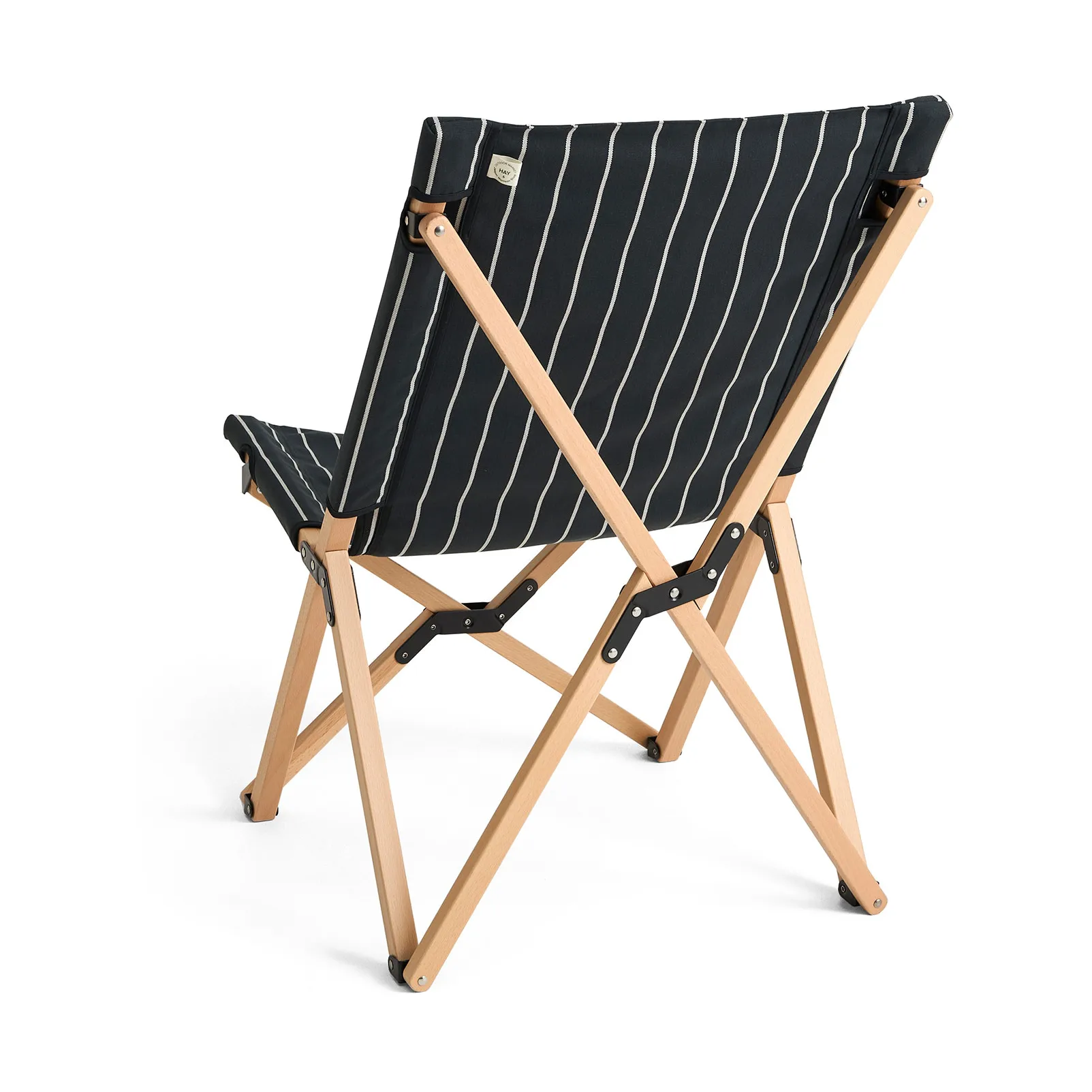 Silla plegable Outdoor Market, Black-beige HAY