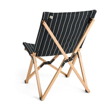 Silla plegable Outdoor Market - Black-beige - HAY