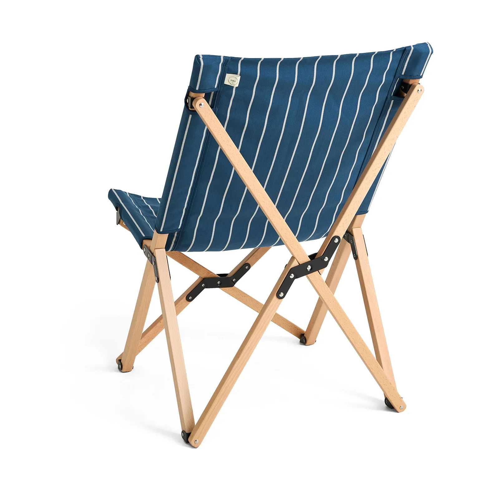 Silla plegable Outdoor Market, Blue-beige HAY