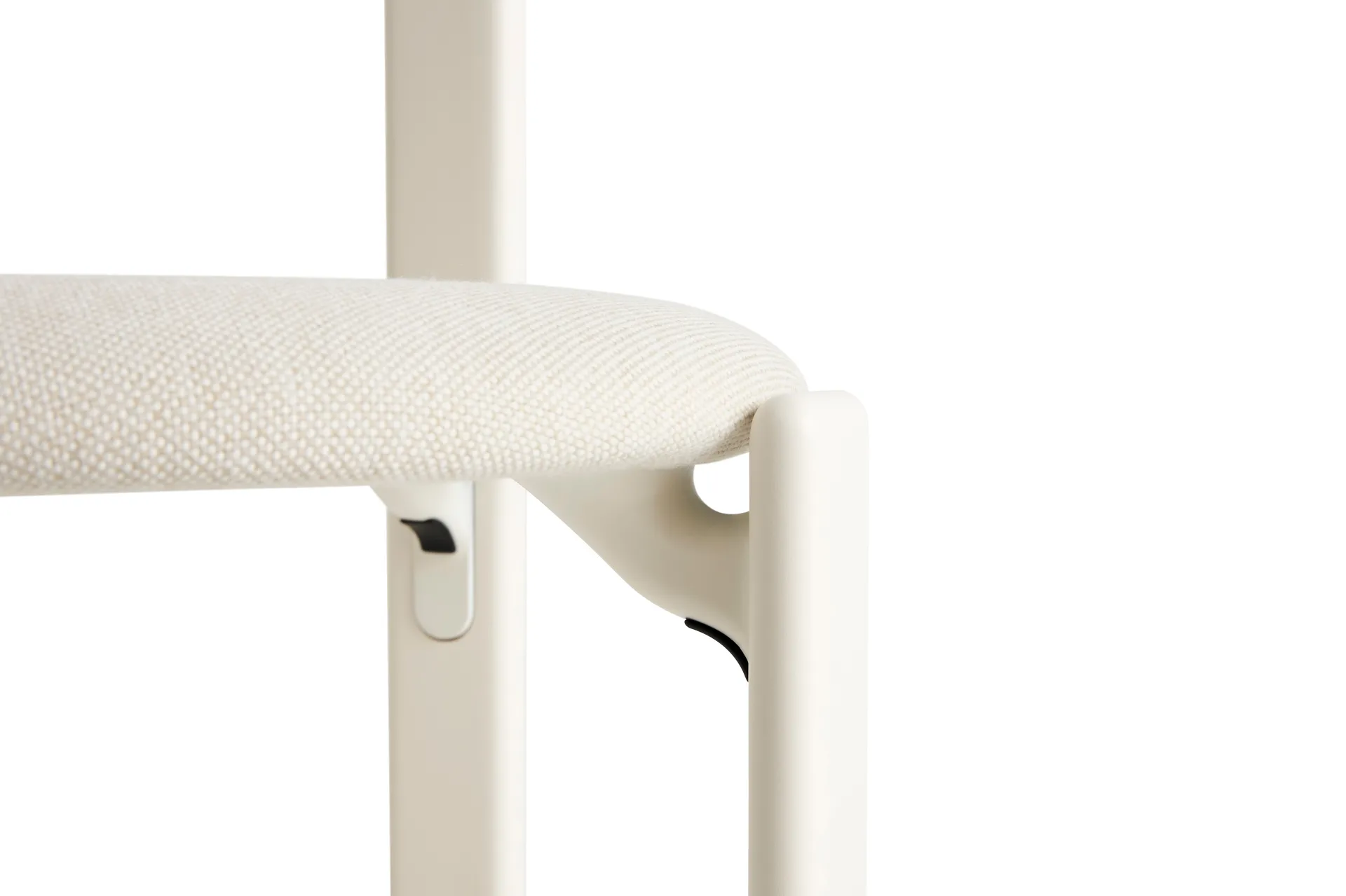 Silla Rey tapizada, Mode 011-cream white HAY