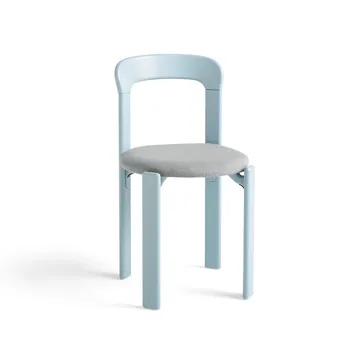 Silla Rey tapizada - Steelcut Trio 113 slate blue - HAY