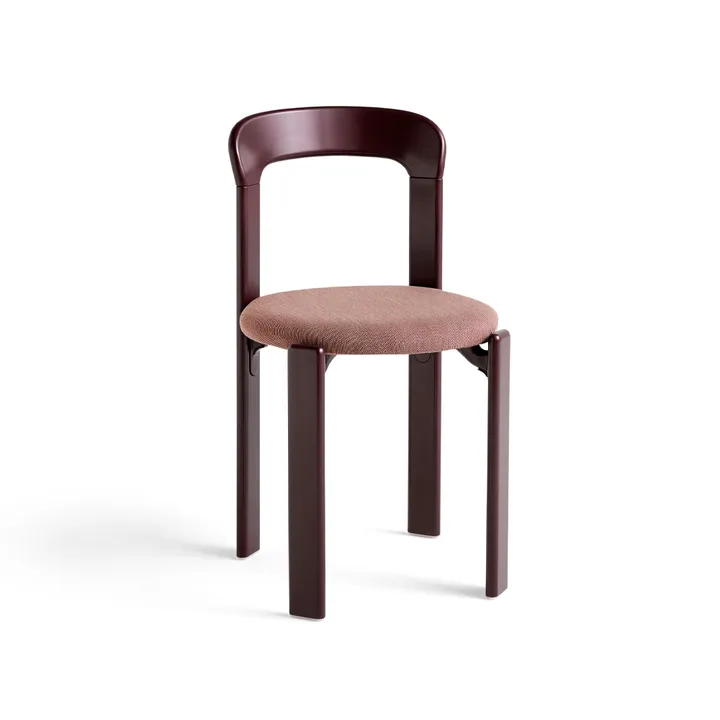 Silla Rey tapizada - Steelcut Trio 416 grape red - HAY