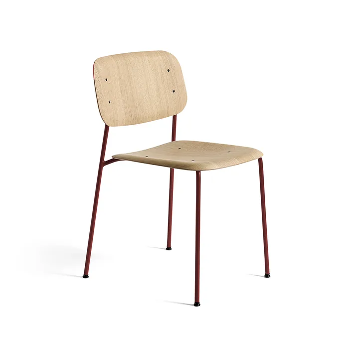 Silla Soft Edge 40 - Oak-fall red estructura de acero - HAY
