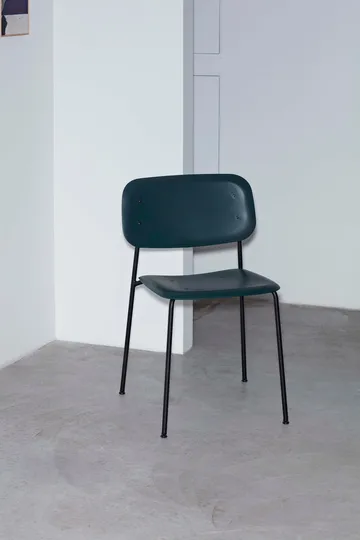 Silla Soft Edge 45 - Hunter-estructura de acero negra - HAY