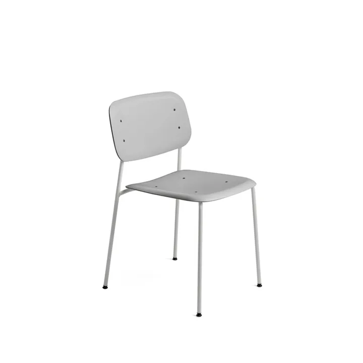 Silla Soft Edge 45 - Soft grey-estructura de acero soft grey - HAY