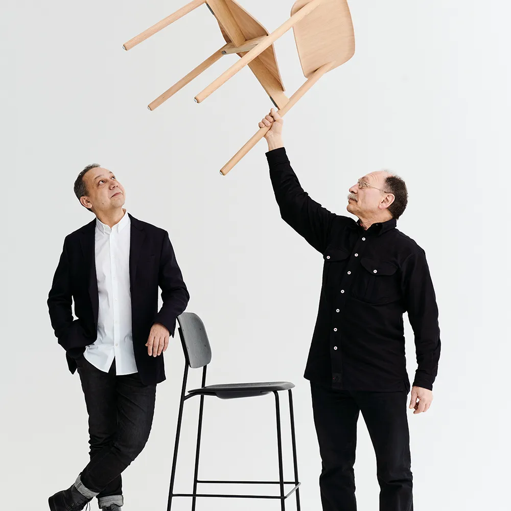 Silla Soft Edge 60, Smoked oak-bastidor de roble ahumado HAY