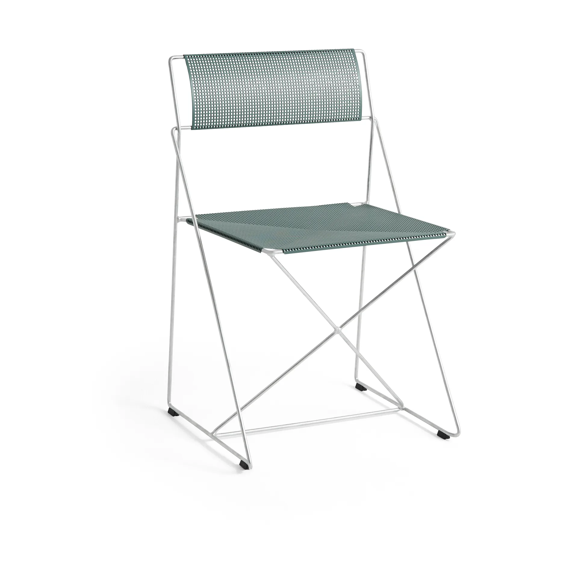 Silla X-Line Indoor Outdoor, Moss-galvanizado en caliente HAY