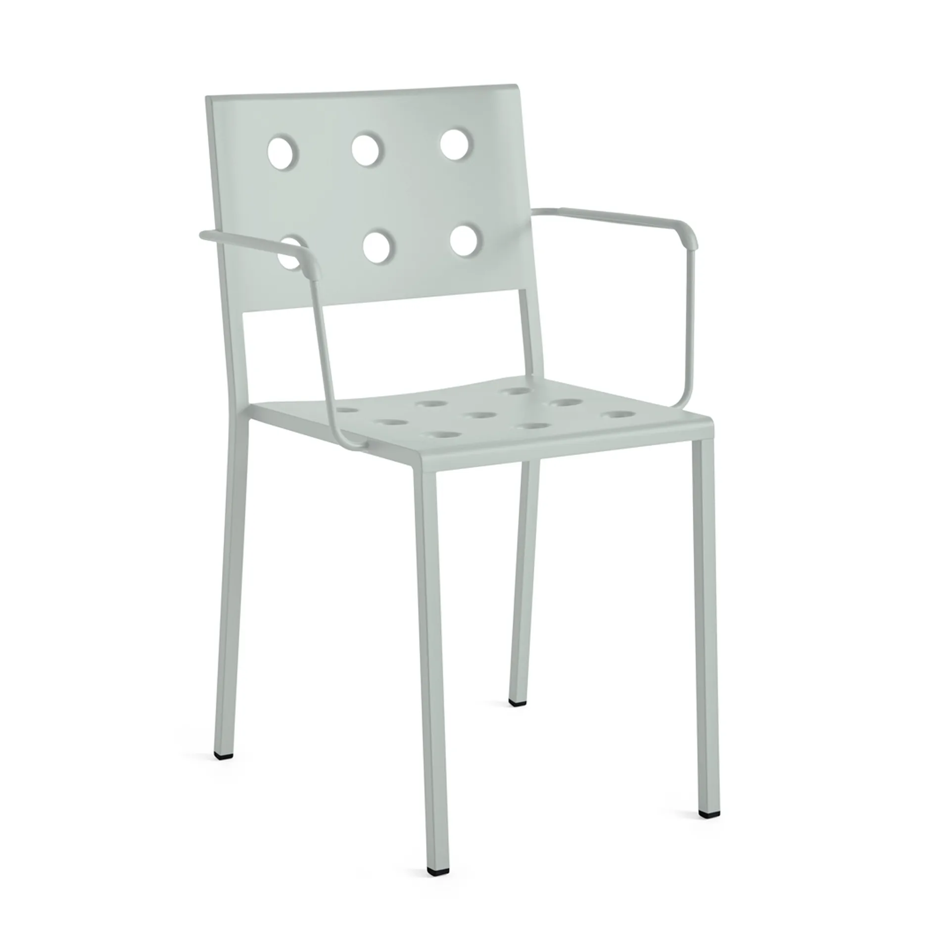 Sillón con reposabrazos Balcony Dining Armchair , Verde desierto HAY