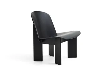 Sillón lounge Chisel - Roble negro lacado - HAY