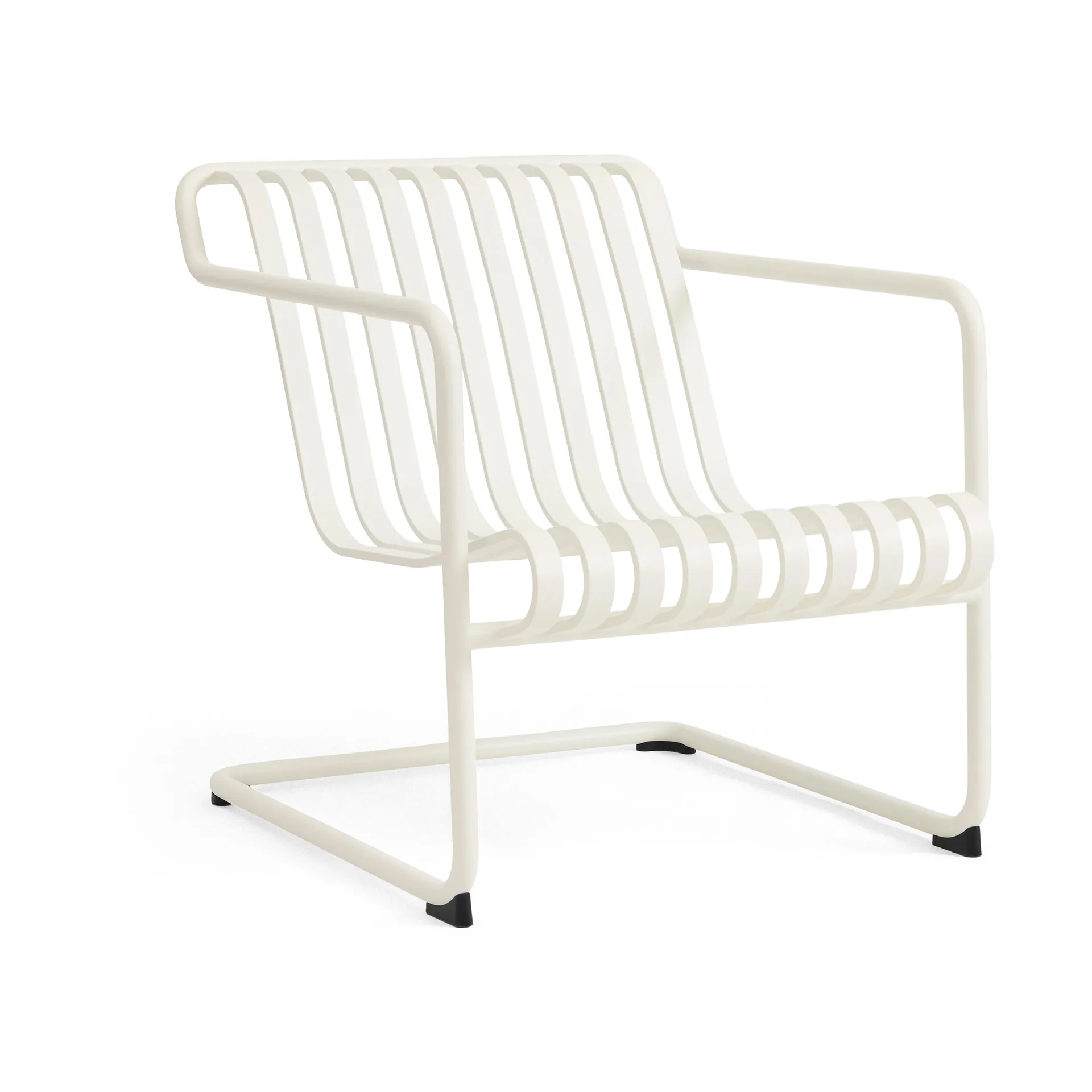 Sillón lounge Palissade Cantilever Low , Blanco crema HAY