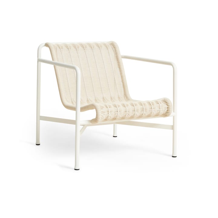 Sillón lounge Palissade Cord Low   - Cream white - HAY