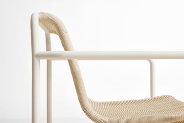 Sillón lounge Palissade Cord Low   - Cream white - HAY