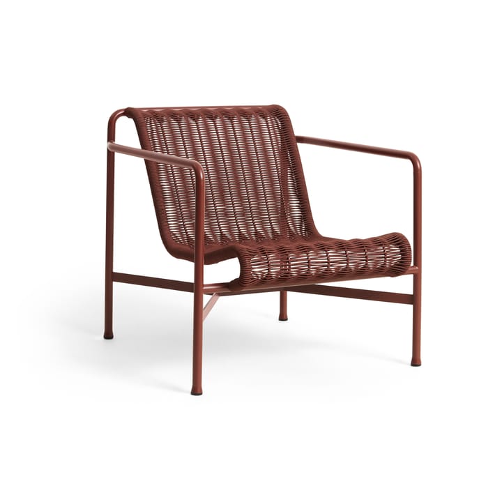 Sillón lounge Palissade Cord Low   - Iron red - HAY