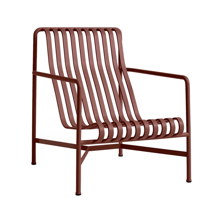 Sillón lounge Palissade High   - Iron red - HAY