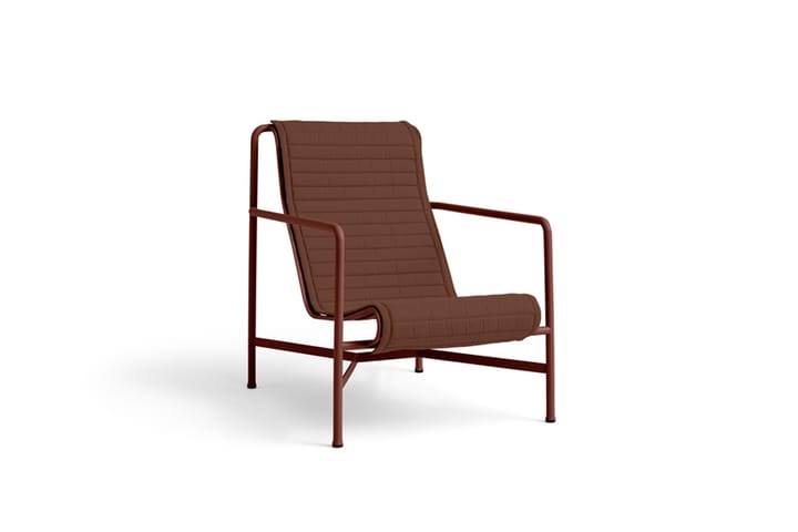 Sillón lounge Palissade High  , Iron red HAY