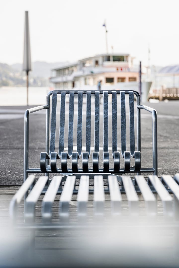 Sillón lounge Palissade Low  , hot galvanized HAY