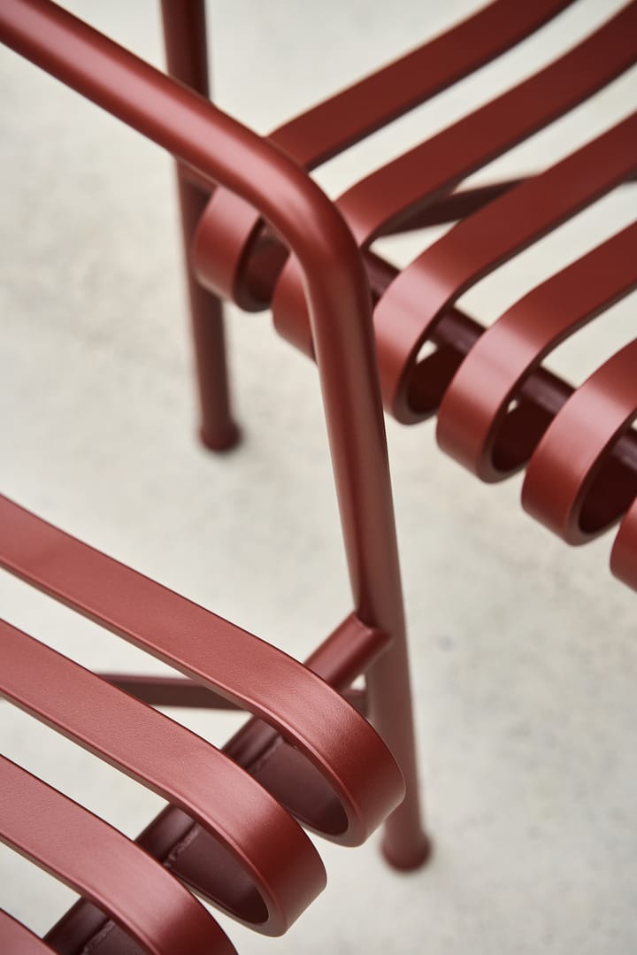 Sillón lounge Palissade Low  , Iron red HAY
