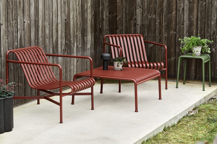 Sillón lounge Palissade Low  , Iron red HAY