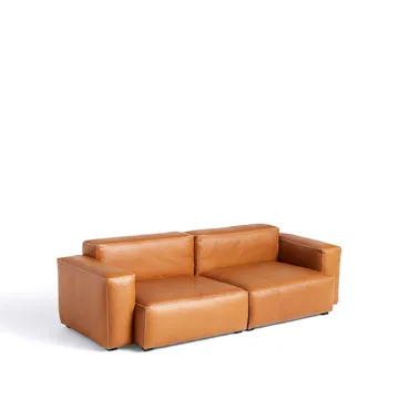 Sofá 2,5 seater Mags COMB - Sense cognac-costura gris claro - HAY