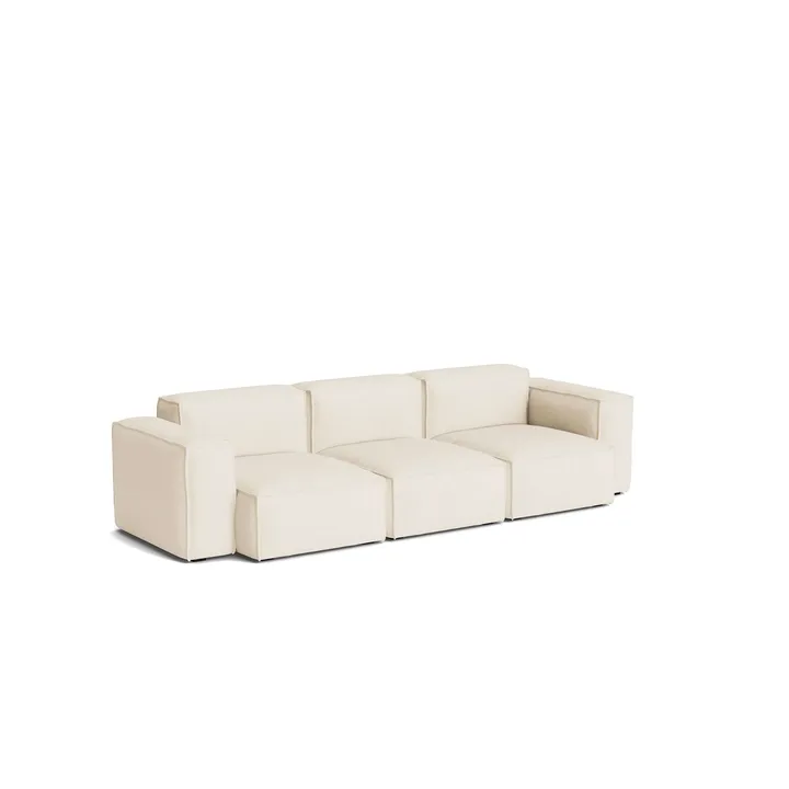 Sofá Mags Soft Low Armrest de 2,5 plazas, combinación 1 - Turf cream, funda extraíble - HAY