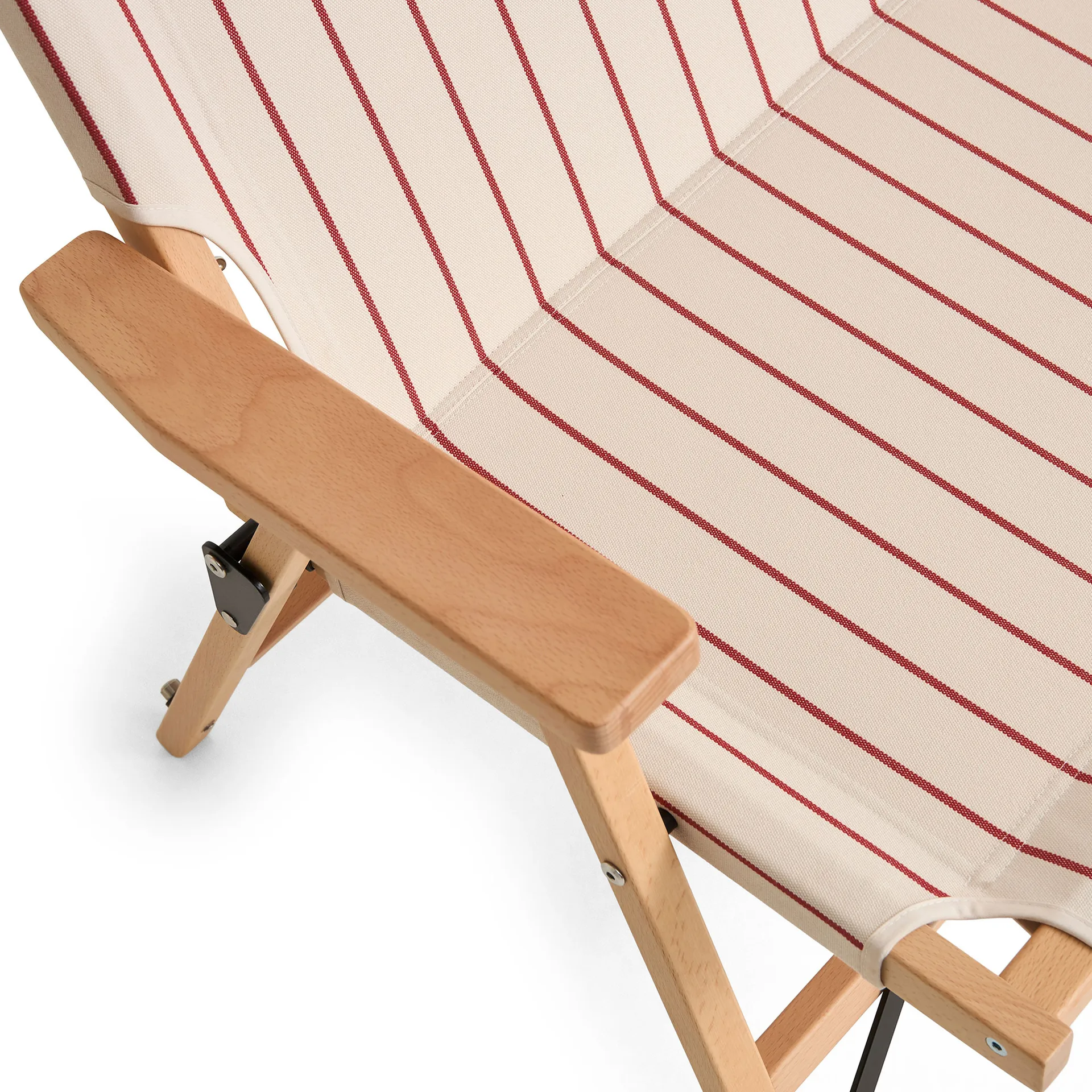 Sofá plegable Outdoor Market, Beige-red, 2 plazas HAY