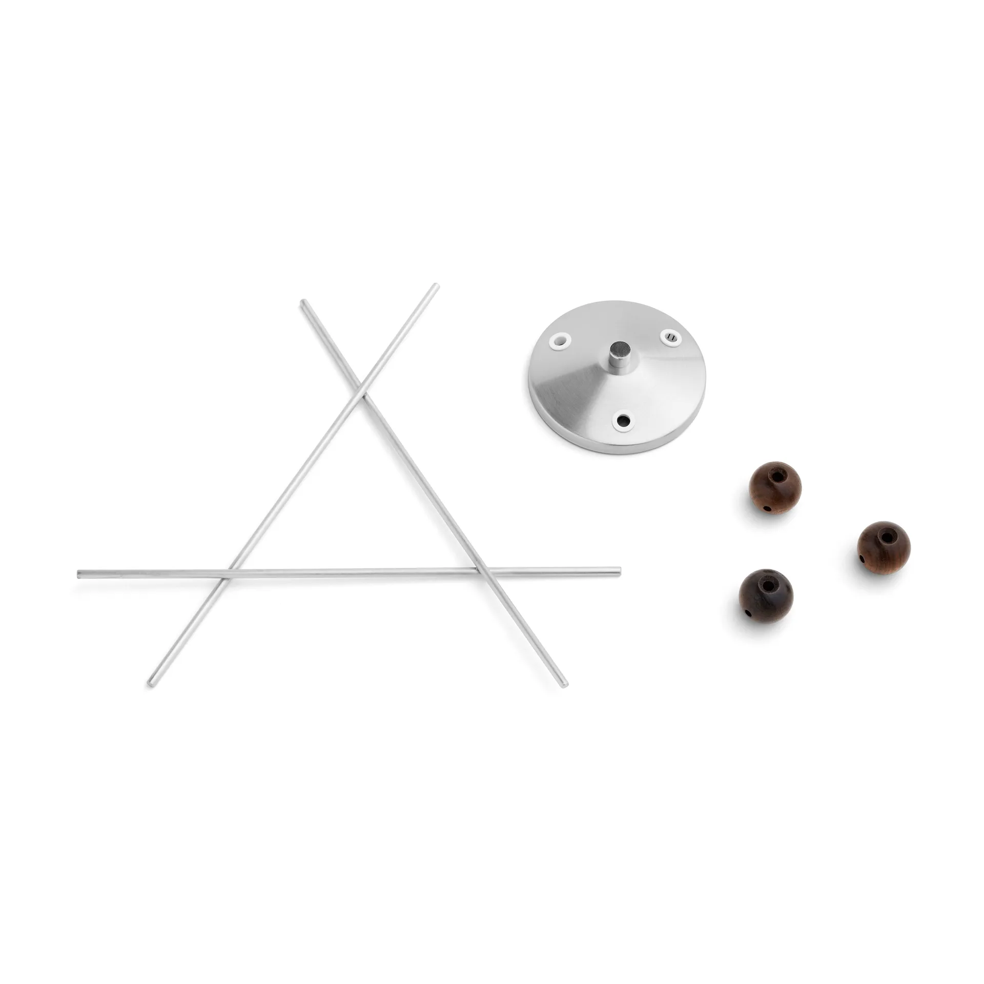 Soporte de techo para 3 lámparas Nelson Bubble Fixture, Accesorio para 3 lámparas HAY