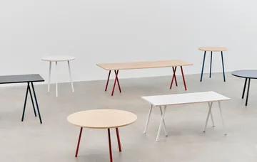 Soporte para piernas Loop Stand Frame 72 cm 2 unidades - Blanco - HAY