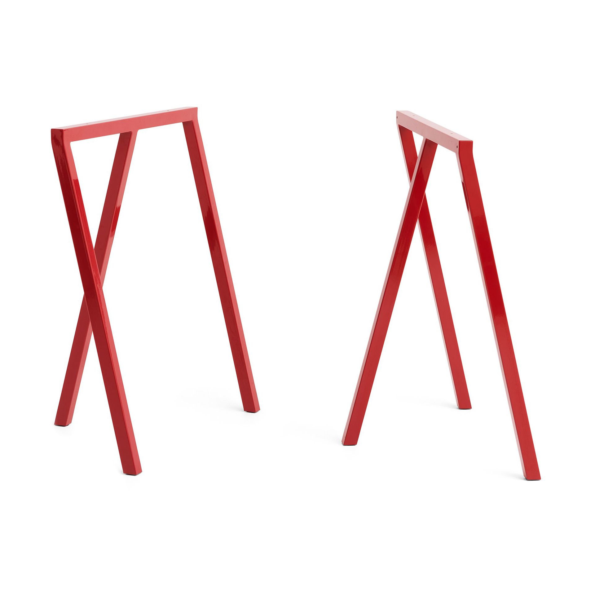 Soporte para piernas Loop Stand Frame 72 cm 2 unidades, Maroon red HAY