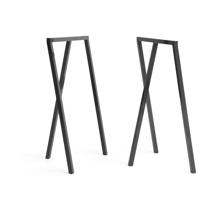 Soporte para piernas Loop Stand Frame 95 cm 2 unidades - Black - HAY