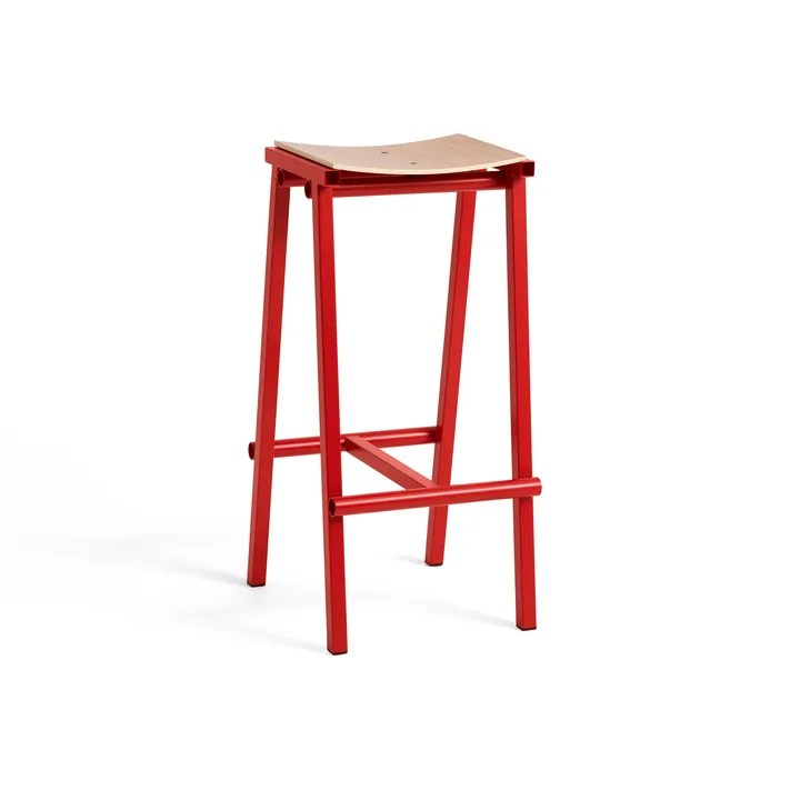 Taburete alto Taburete 8, 75 cm - Signal red - HAY