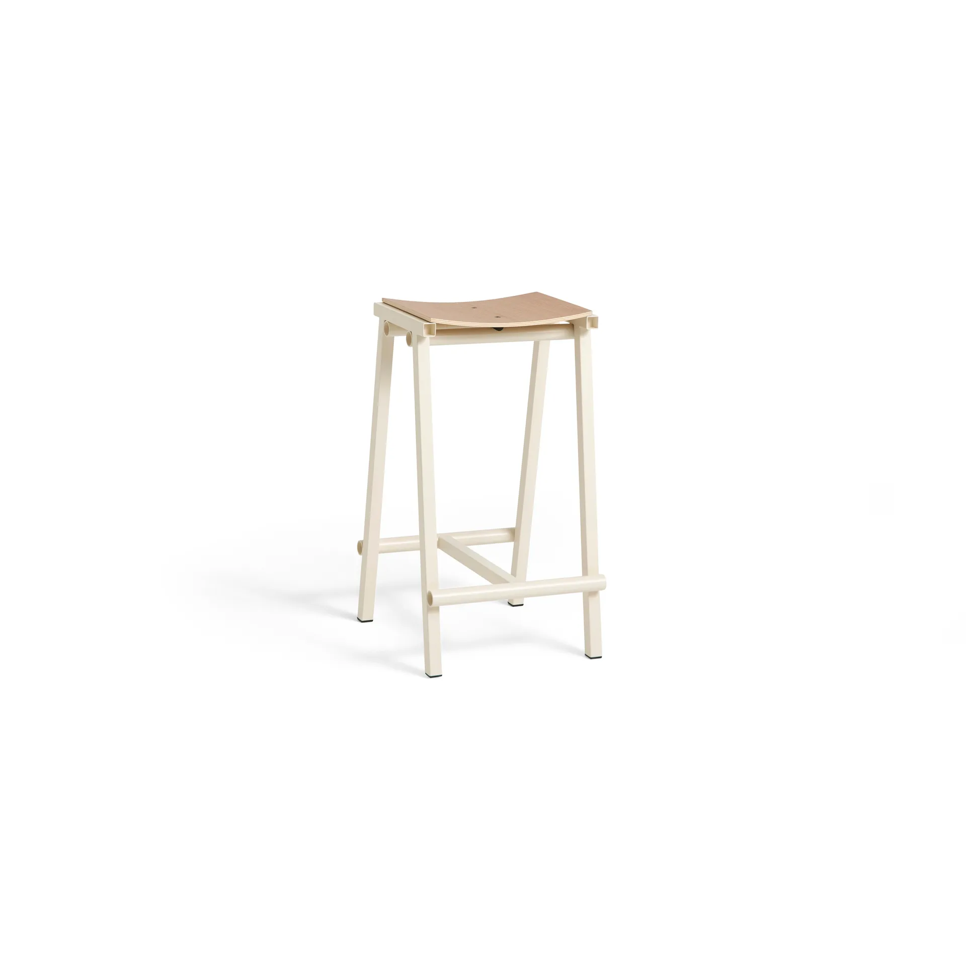 Taburete bajo Taburete 8,  65 cm, Eggshell HAY