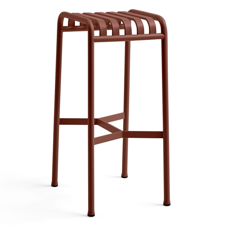 Taburete de bar Palissade   - Iron red - HAY